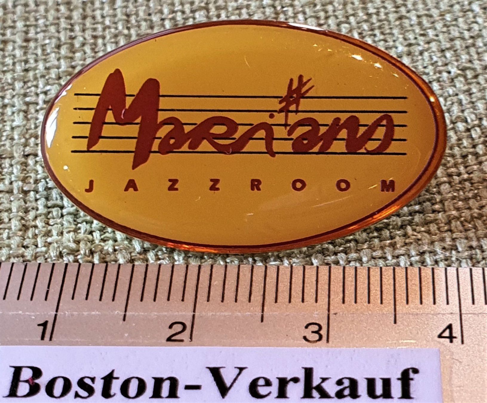Plaketten & Abzeichen: E037 - Pin Marians Jazzroom – Gebraucht aus Reinach BL von Boston-Verkauf 1