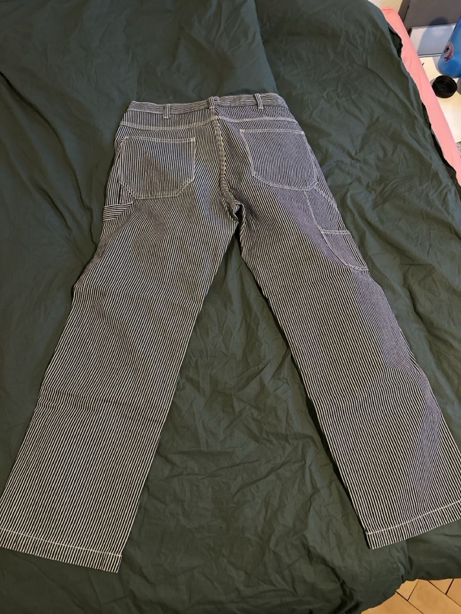 Jeans: Straight Cut Carpenter Pants gestreift  – Usato da Zürich venduto da justus_grabowsky 3