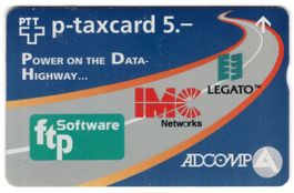 ADCOMP AG, Dietikon - seltene FullFace Firmen Taxcard