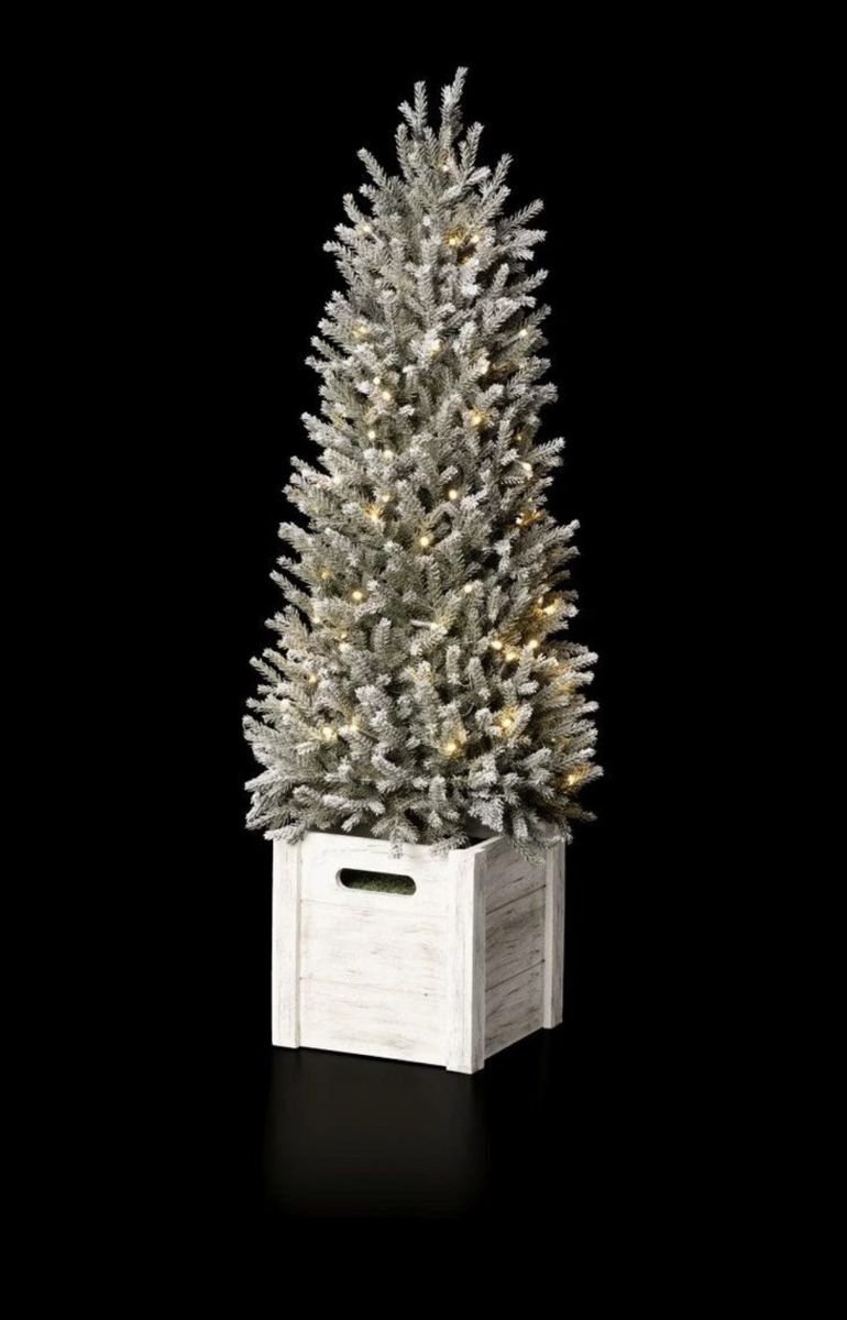 Tutte le decorazioni: 2 x Glory Light Snowy Christmas Trees, 60 & 90cm High – Nuovo (secondo la descrizione) da Buckten venduto da H_wyss1987
