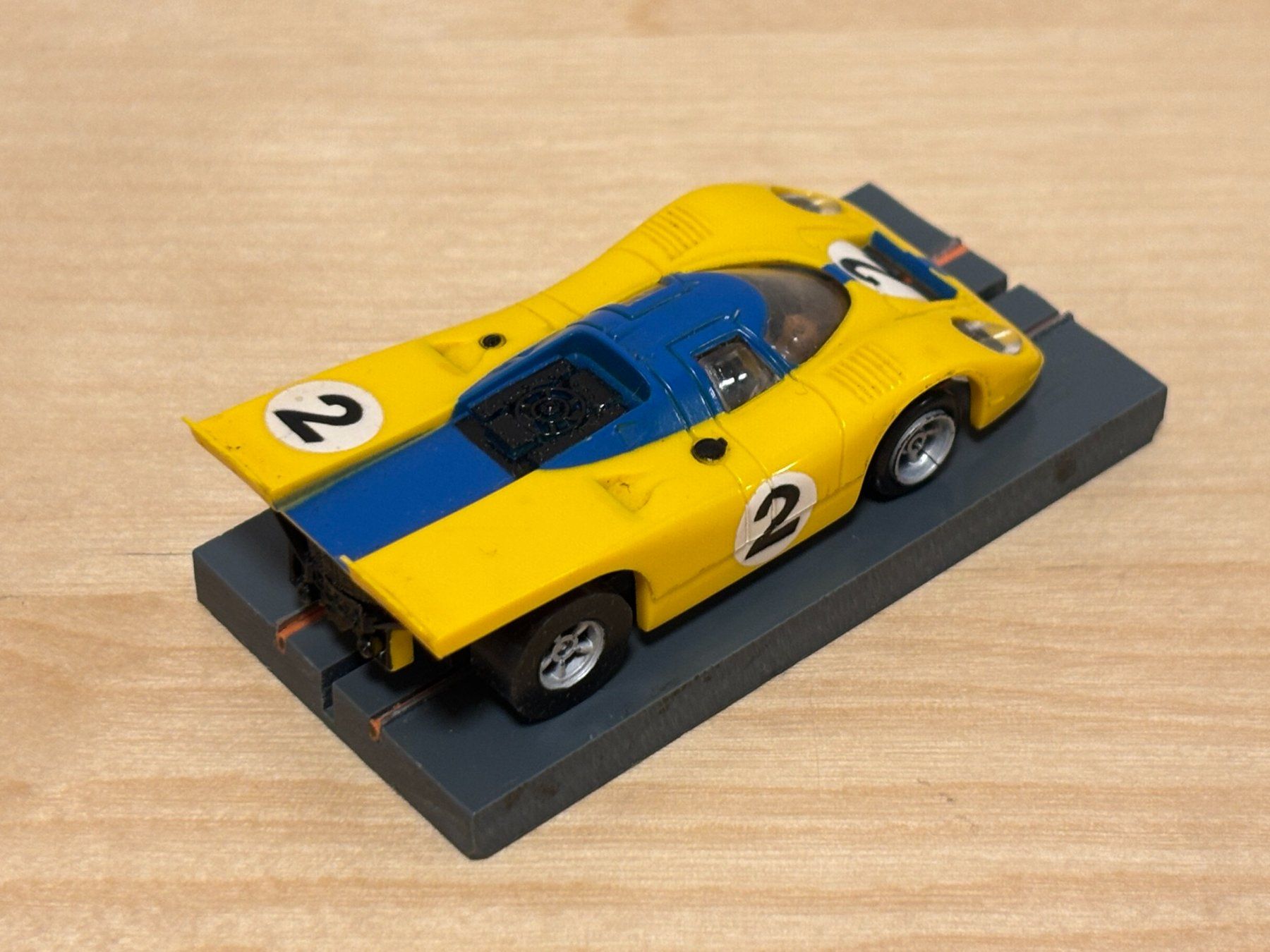 Faller Piste: Faller/Aurora AFX Porsche 917K #2 gelb/blau – Usato da Bülach venduto da h0slotch 4
