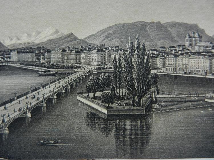 Stiche: Genève Genf carte de visite – Gebraucht aus Risch von Rischli15 1