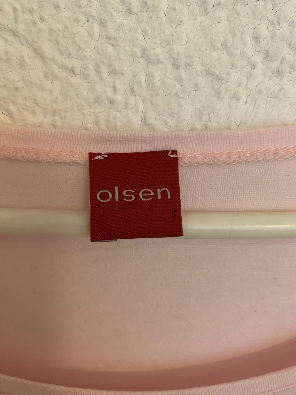 T-shirt: Olsen Shirt rosa Glitzersteine Gr. M – Usato da Fislisbach venduto da KolibriSecondhand 1