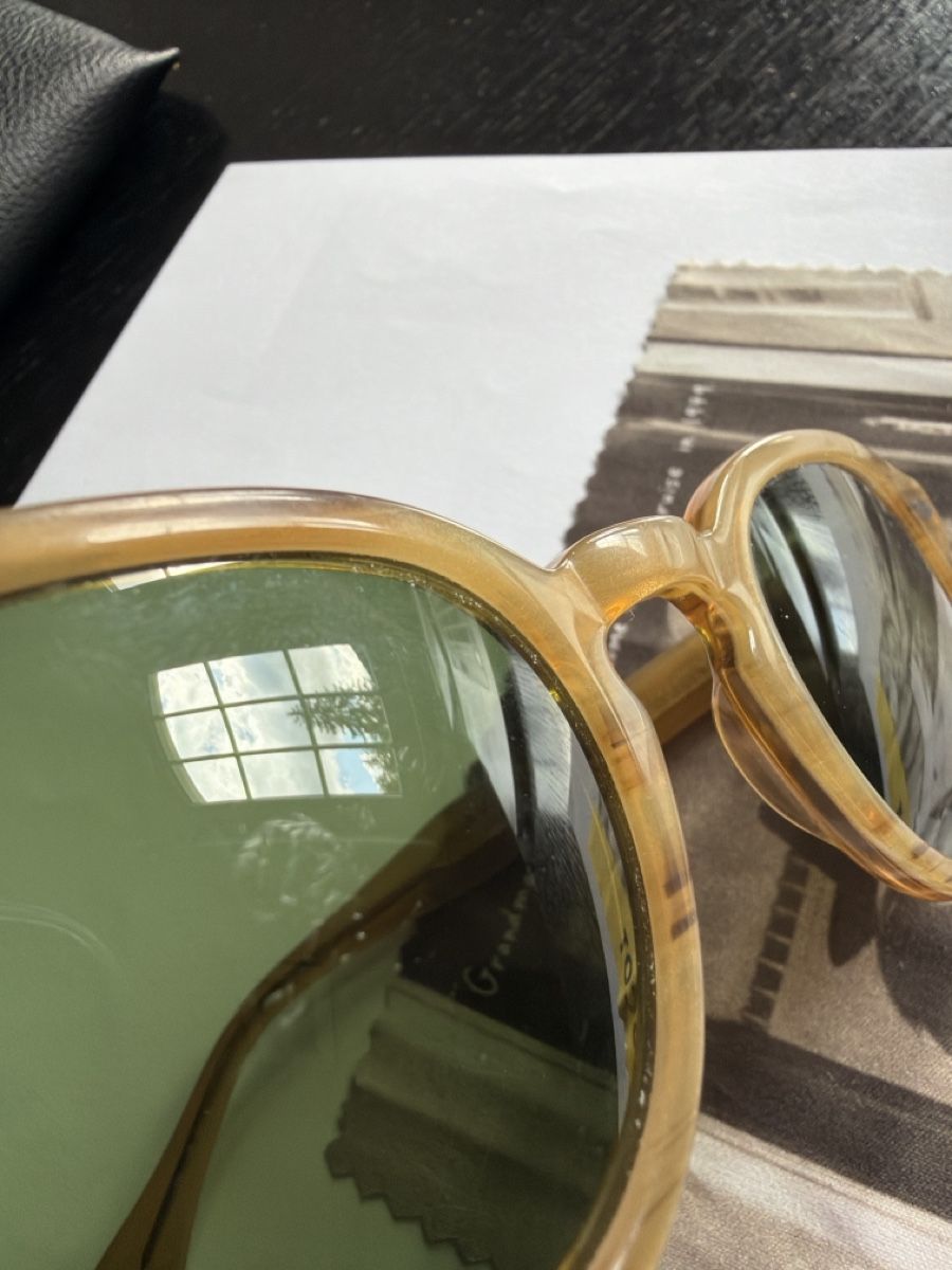 Moscot Brillen & Gläser: Sonnenbrille Moscot gelbbraun mit Etui – Gebraucht aus Kilchberg ZH von Seb92 3