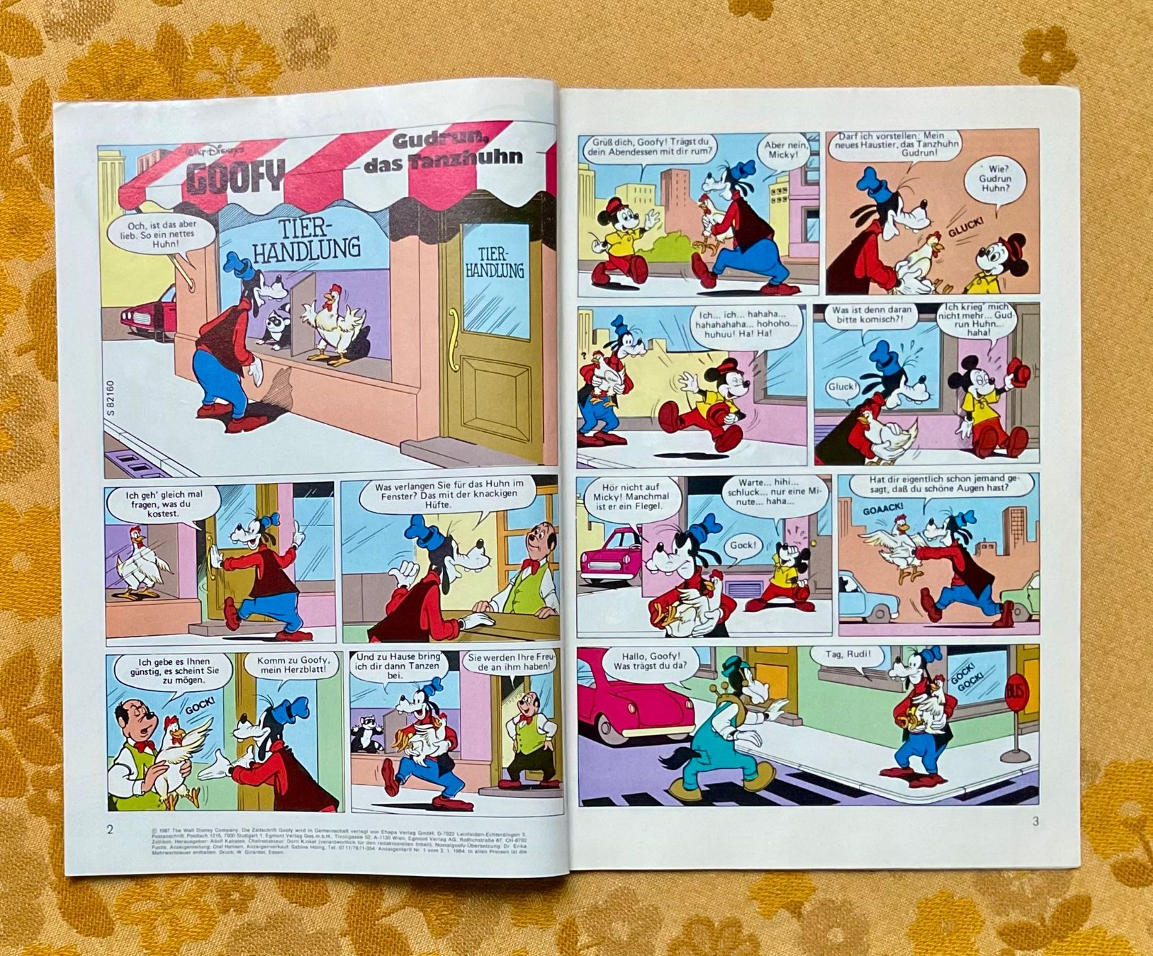 BD: Goofy Heft Nr 4 von 1987 – D'occasion à Endingen par nathan05 1