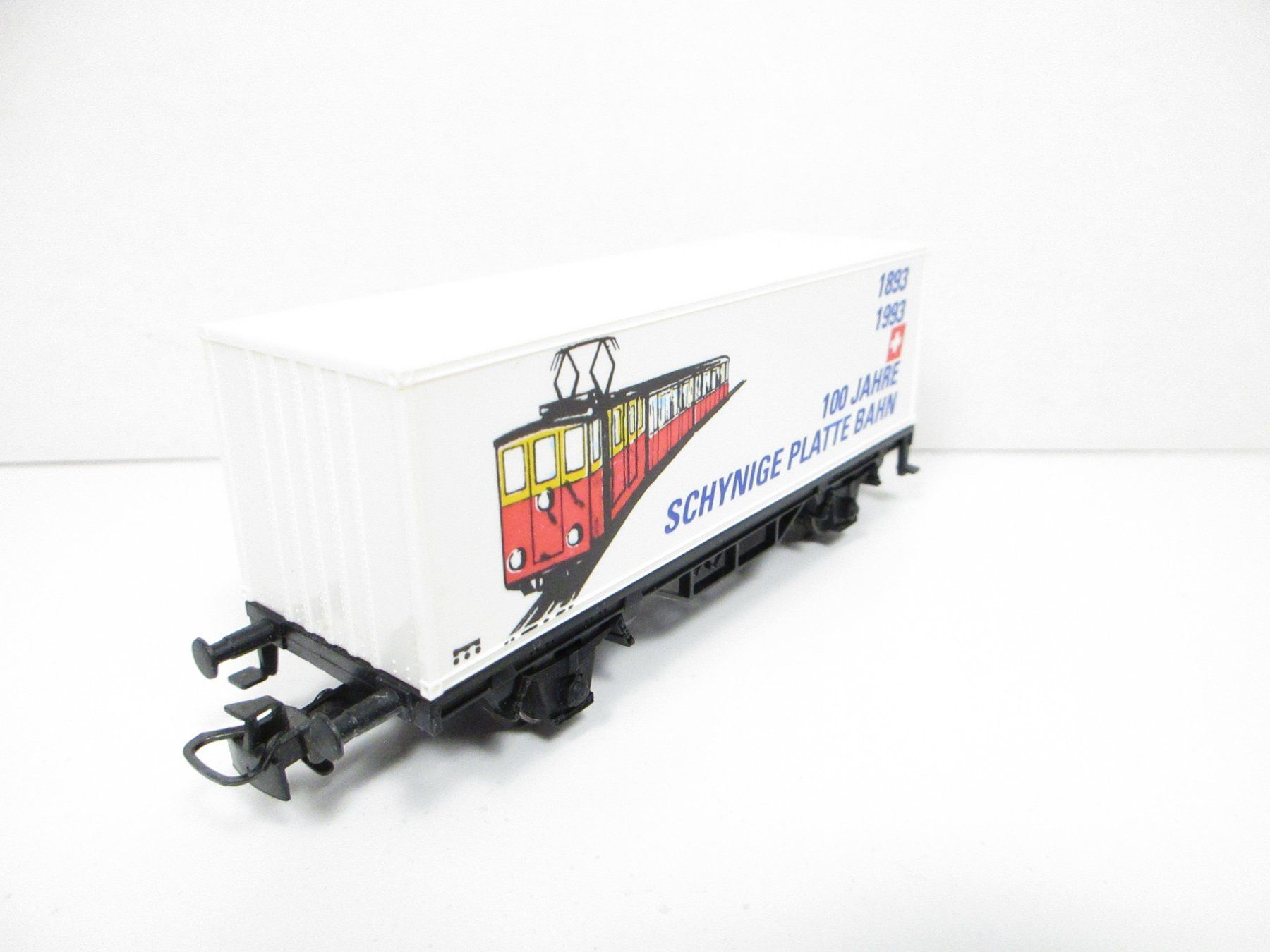 Märklin Modellini di ferrovie: Märklin H0 SoMo SBB Containerwagen "Wengeralpbahn" – Nuovo e nell'imballaggio originale da Olten venduto da Heinrich875 5