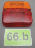 Jokon Rücklichtglas Rückleuchte Anhänger, Traktor, Nr. 66b