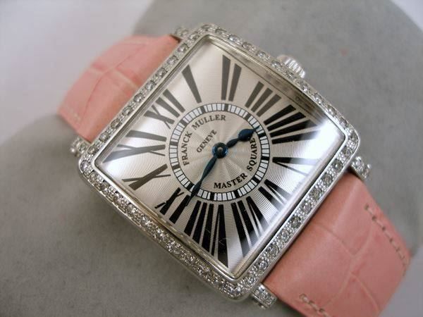 Franck Muller Uhren: FRANCK MULLER MASTER SQUARE DIAMANTEN REF. 6002 L QZ D 1R – Gebraucht aus Zürich von SWISSTIMEARTS-AG