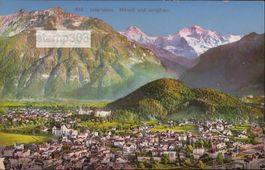 1912 AK Interlaken - Mönch und Jungfrau
