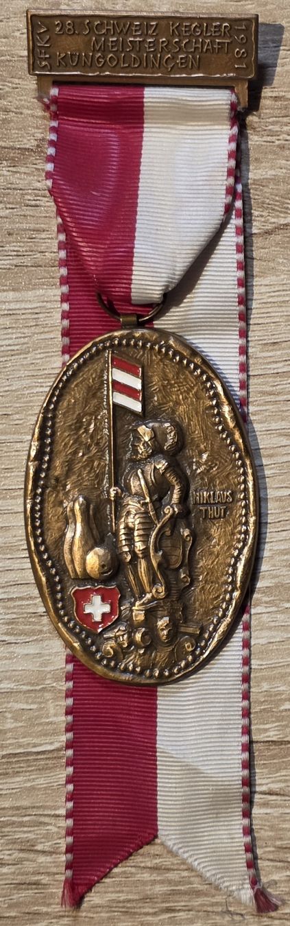 Medaglie: Bronzemedaille bei den 28° Schweizer Bowling-Meisterschaften – Usato da Rohrbach venduto da lod_m58r