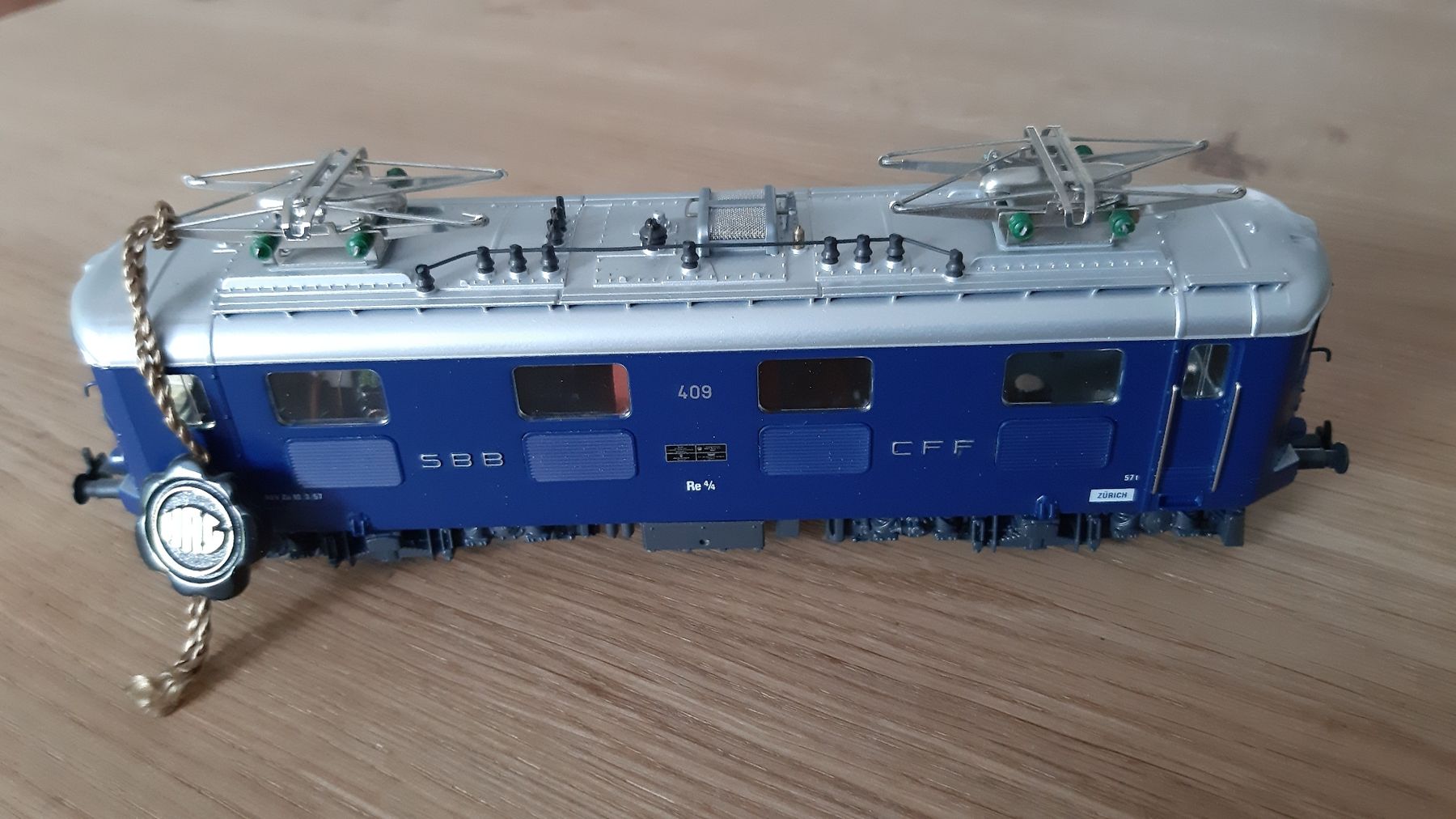 Hag Modellini di ferrovie: Hag 233 E Lok Re4/4 Blau der SBB – Usato da St. Gallen venduto da Leika2000 1