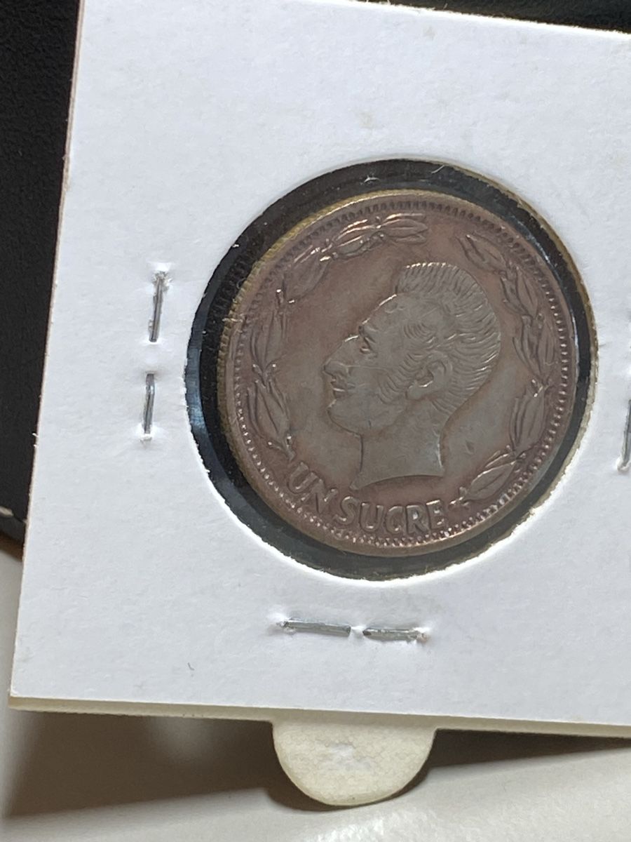 Tutti le monete: Équateur - 1 sucre - 1964 – Usato da Payerne venduto da Mike1682 1