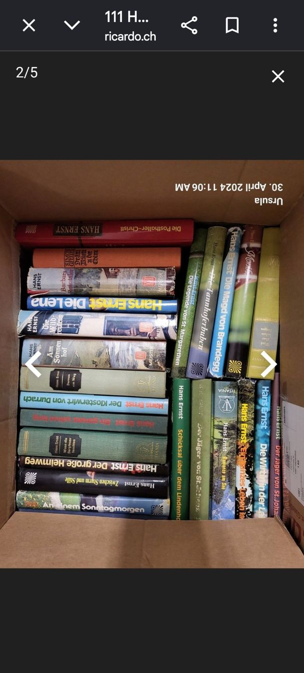 Libri: HANS ERNST BÜCHER DIVERSE – Usato da Rüti ZH venduto da poopey