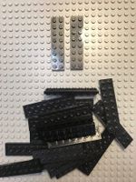 Lego 12x Platten 2x8 (3034) schwarz