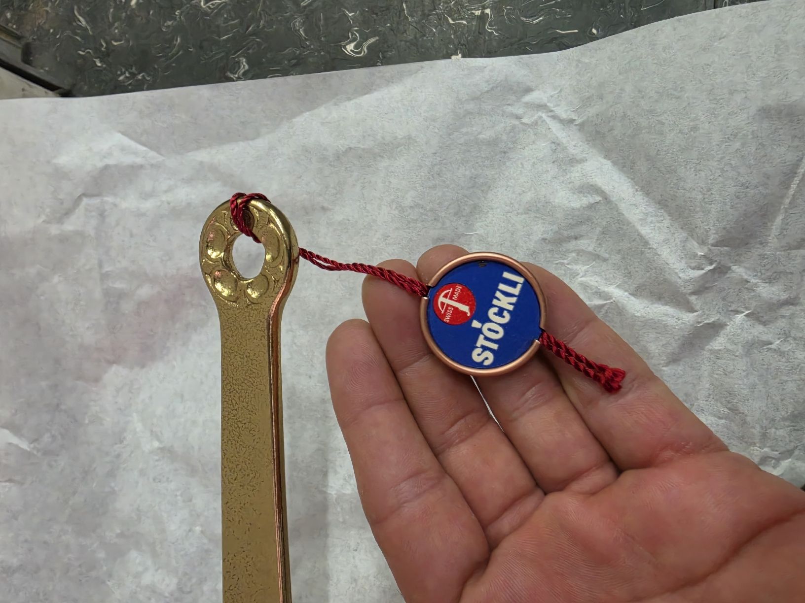 Stöckli Pfannen: Stöckli Kupferpfanne mit Deckel, – Gebraucht aus Olten von Mezopotamya 4