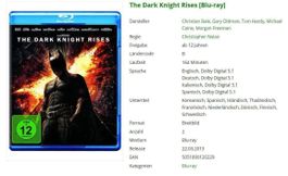 The Dark Knight Rises - Blueray