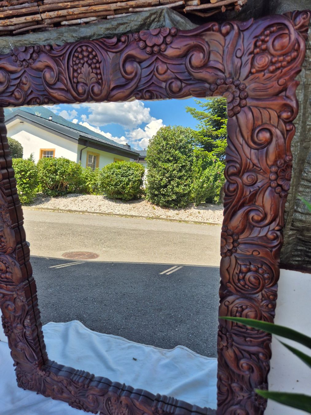 Specchi: Miroir mural en bois sculpté – Usato da Fully venduto da tameab 1