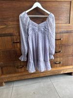 Robe Hollister femme violette taille XS à pois imprimés