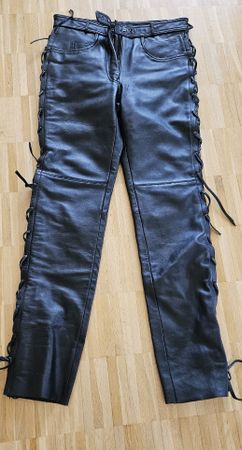 Germot geschnürte Lederhose Gr.44/L
