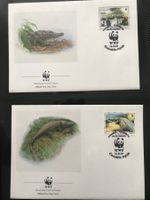 WWF Panama 1997 Spitzkrokodil Satz Ersttagsbriefe