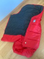 Fusssack Kinderwagen rot mit Fleece gefüttert gebraucht