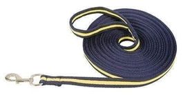 Pferde Longierleine Softlonge 8m Farbe: schwarz-gelb