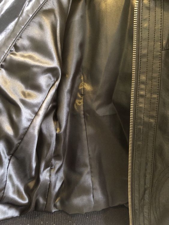 Giacche: Veste en cuir noir – Style – Usato da Biel/Bienne venduto da Lianumi 4