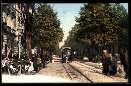 Zürich, Marktscene an der Bahnhofstrass