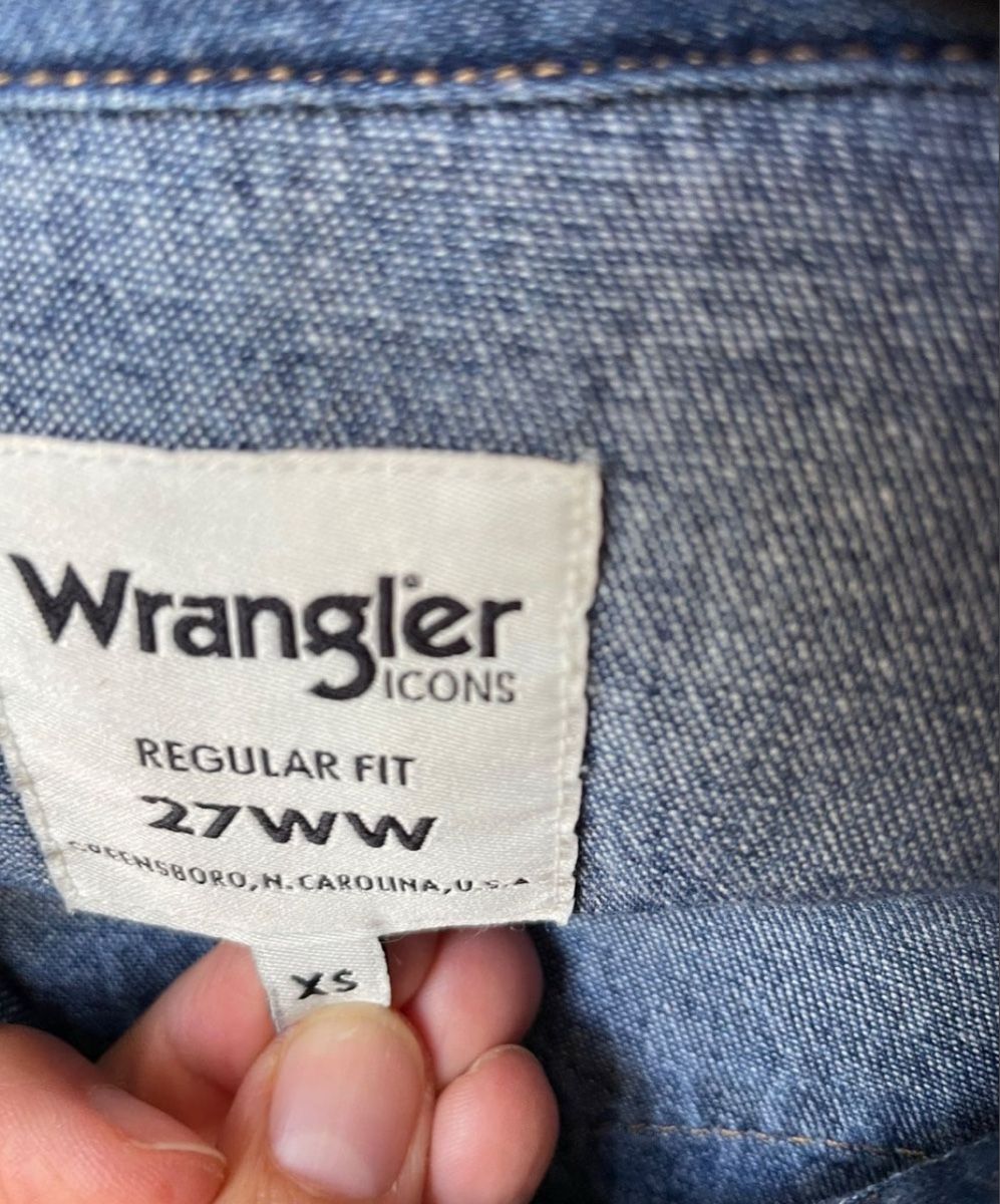 Levi's Camicette: Chemise en Jeans Wrangler – Nuovo (secondo la descrizione) da Glion venduto da carolineMV 1