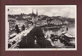 LUZERN - Schweizerhofquai - 1932 // Falte //