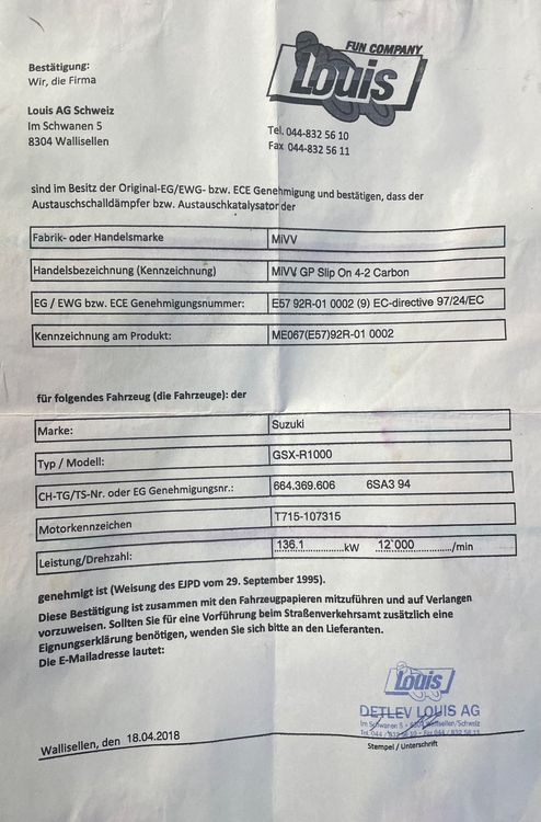 Suzuki Route: Suzuki GSX-R 1000  Jg.2010 – D'occasion à Bülach par mimi269 6