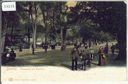 Geneve - Promenade des Bastions - animee