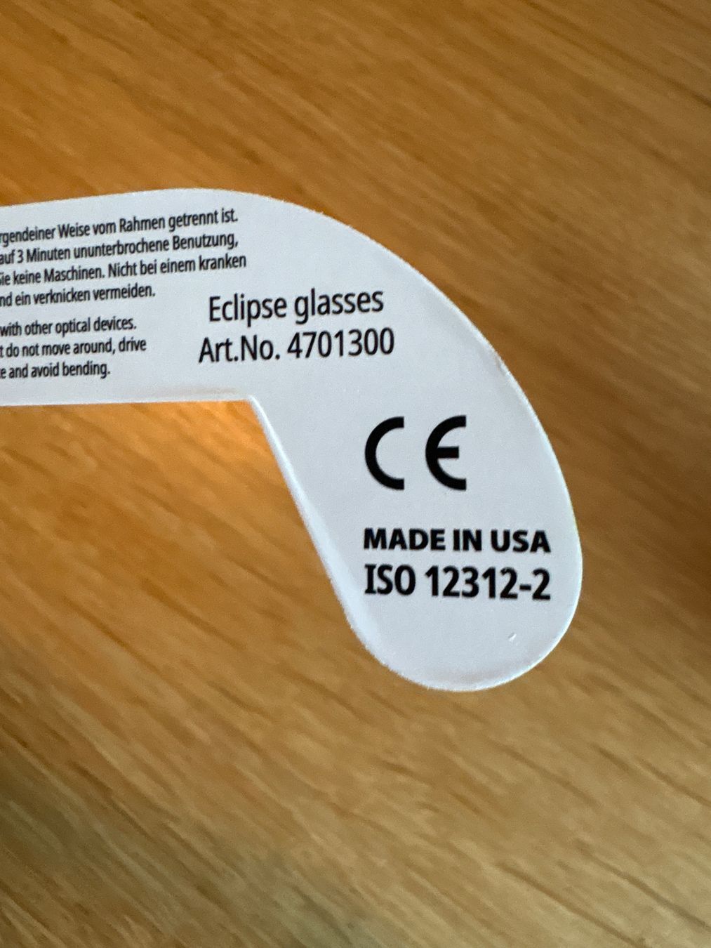 Lunettes & Verres: Sonnenfinsternisbrillen / lunettes éclipse 3 x – D'occasion à St. Gallen par Ticketseller 3