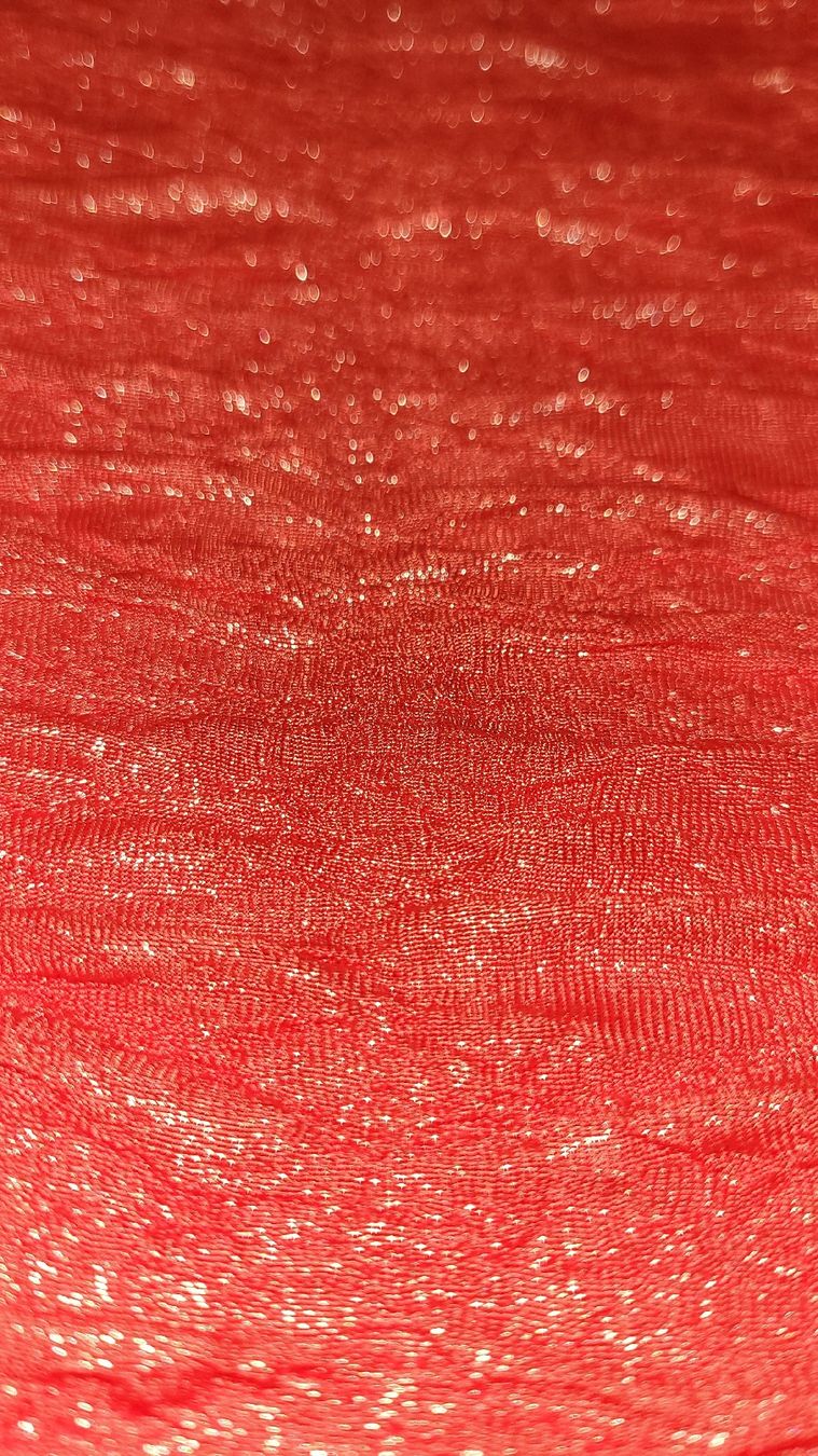 Stoffe: Glitzer-Jersey rot Crash – Neu (gemäss Beschreibung) aus Madiswil von fabrics 1