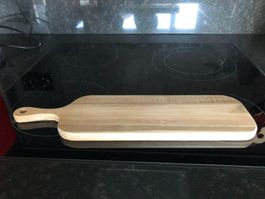 NEU Holz Servierplatte  40cm x 12cm