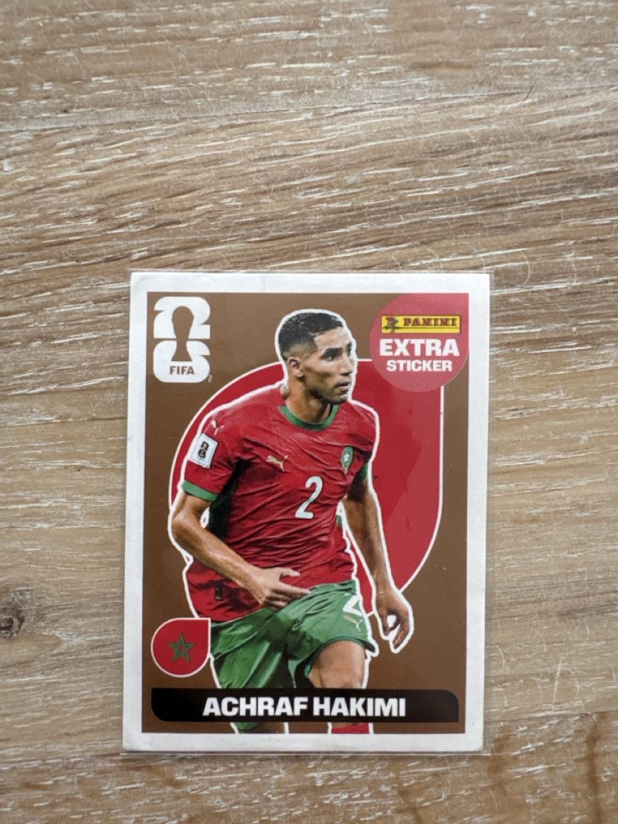 Panini Carte collezionabili: Extra Sticker Panini Achtaf Hakimi – Usato da Oberrüti venduto da Zuela