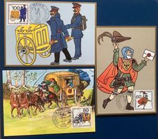 1989 Deutschland Berlin Maximumkarten Postbeförderunge