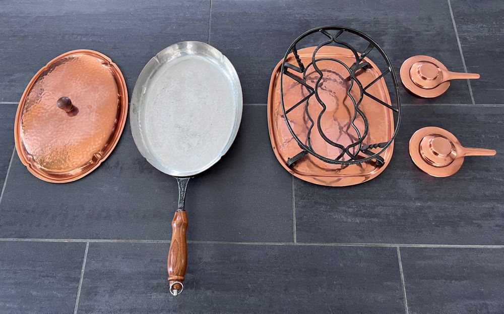 STOECKLI Kupferpfanne, Flambierpfanne, Fischpfanne / Set | Kaufen auf ...