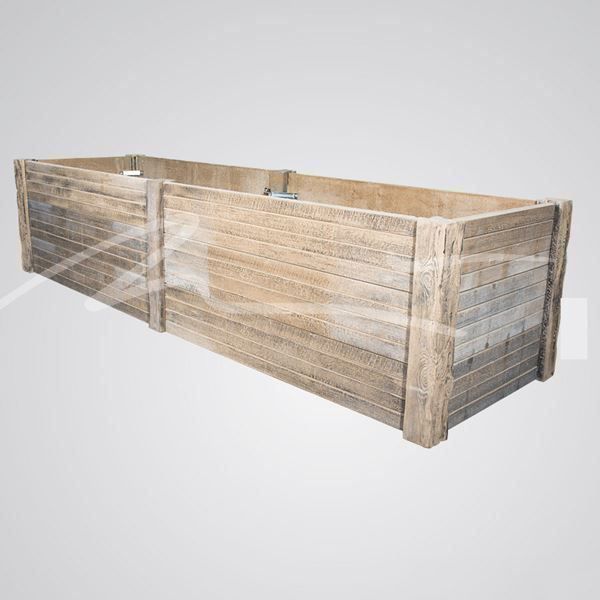 Vasi per fiori: Beton Hochbeet mit Holzstruktur – Nuovo (secondo la descrizione) da Herbetswil venduto da AHA-Garten 7