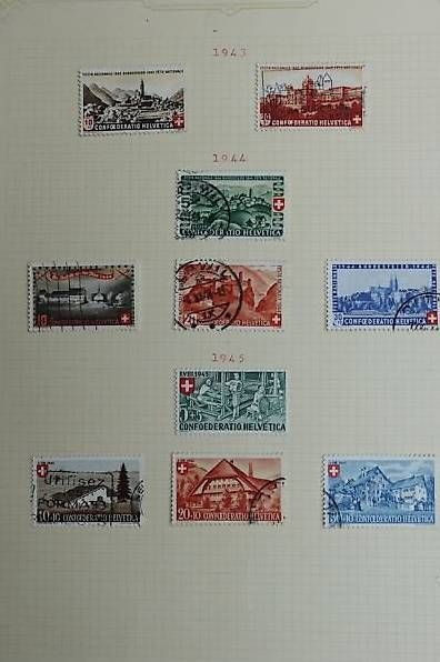Tutti i francobolli: Pro Patria Sammlung ab 1938-60 – Usato da Bleienbach venduto da Mineral_Antik57 1