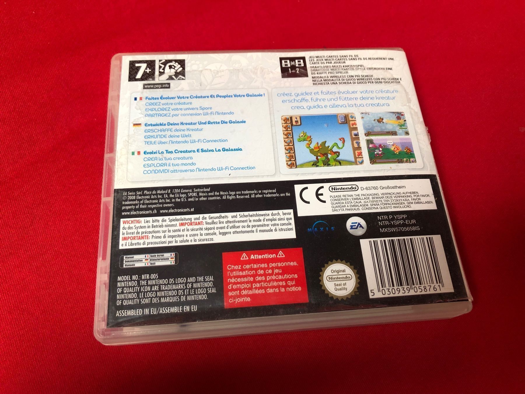 Nintendo Spiele: NINTENDO DS Spiel - Jeu Spore Creatures 3 Sprache FR DE IT – Gebraucht aus St-Aubin FR von Tiweety 5