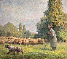 Eugen Osswald Orig. Ölbild auf Leinwand