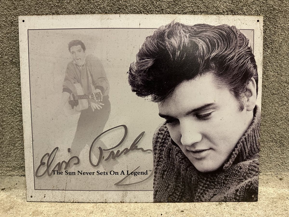 Insegne: Elvis Presley rock n roll – Usato da Reinach AG venduto da rares75