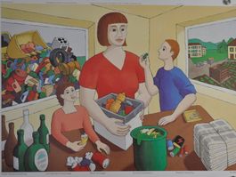 Schulwandbild Abfall/Wiederverwertung Françoise Samuel #budd