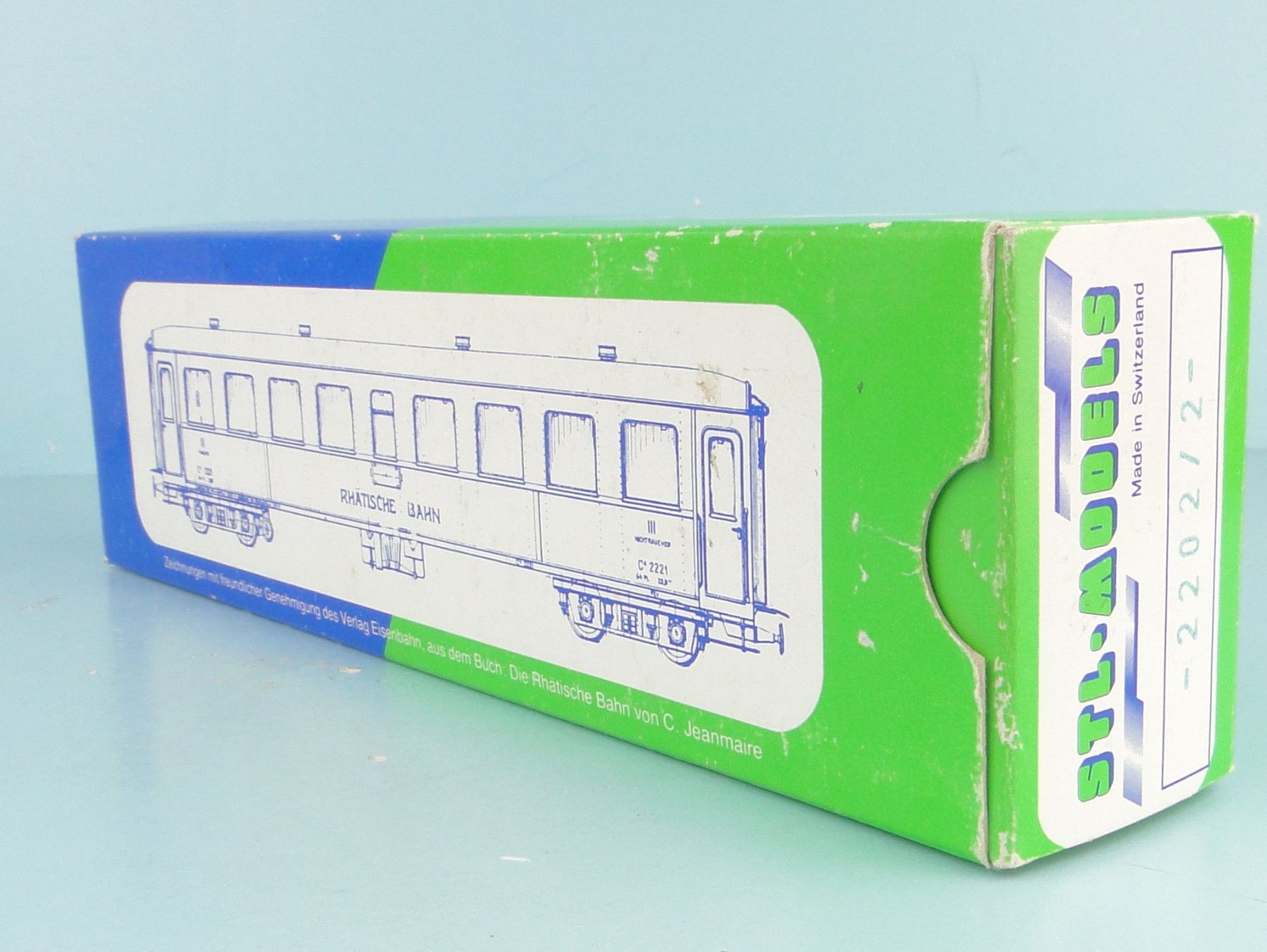 Modellini di ferrovie: STL 2202 RhB 2 Kl Wagen, NEU – Usato da Bülach venduto da cann11 7
