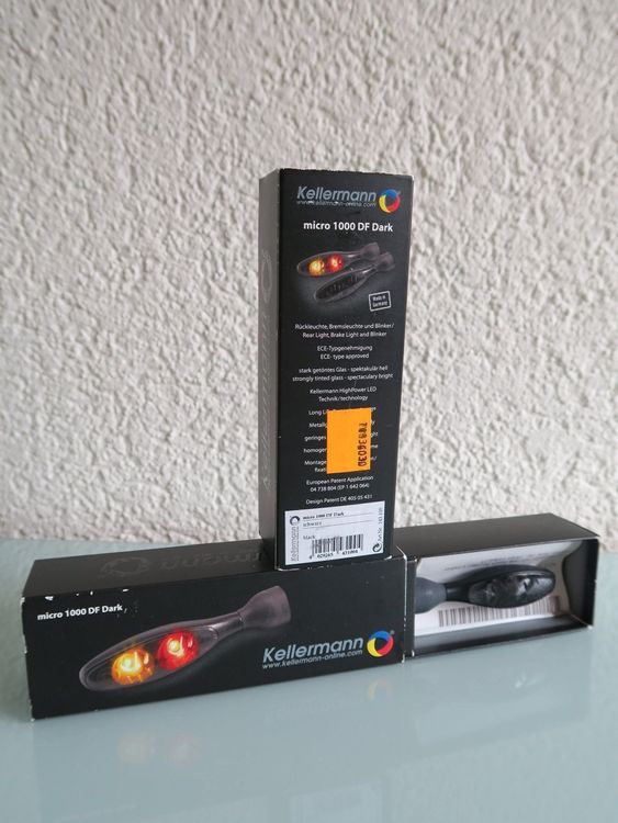 Kellermann Micro 1000 LED Motorrad Blinker Dark LED günstig kaufen