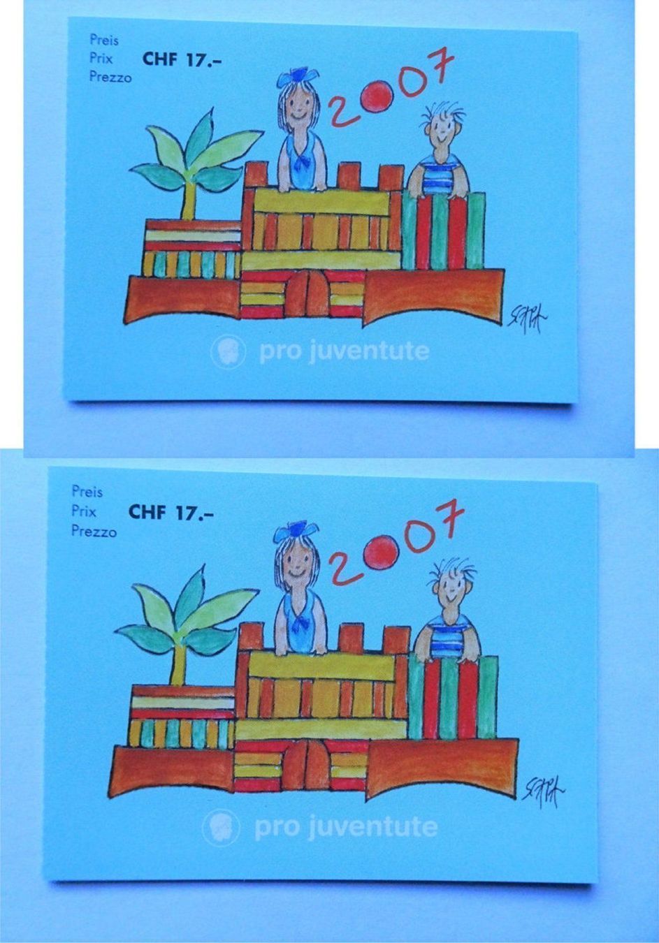 Alle Briefmarken: PJ 2007**und* – Neu (gemäss Beschreibung) aus Aadorf von Chnorli-Furz