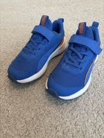 Scarpe sportive Puma blu e arancioni in buono stato