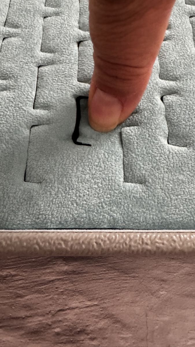 Vitrinen: Grosses, elegantes Ringe-Display hellblau grau – Neu (gemäss Beschreibung) aus Muttenz von einfach-schoen 2