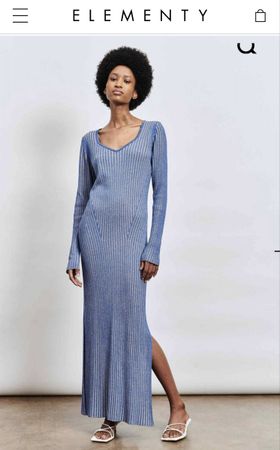 Female midi dress Elementy S